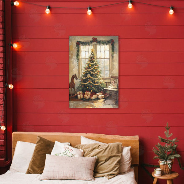 Stupell Industries Petal Prints Design | Christmas Morning Window View Wall Art