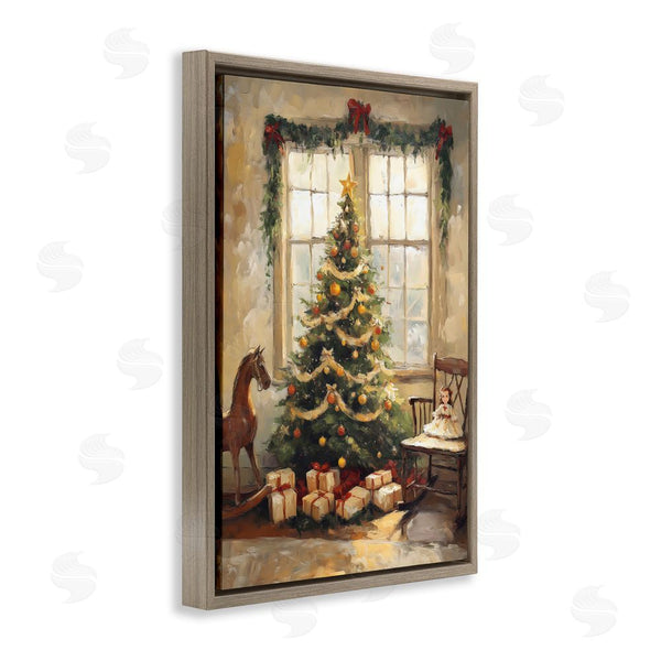 Stupell Industries Petal Prints Design | Christmas Morning Window View Wall Art