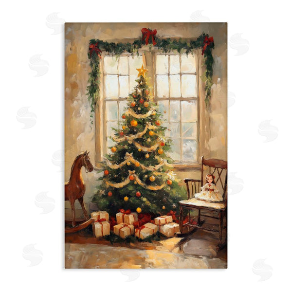 stupell industries Petal Prints Design | Christmas Morning Window View Wall Art