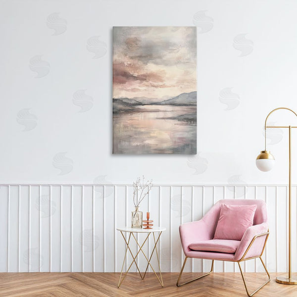 Stupell Industries Petal Prints Design | Cloud Covered Lake Landscape Wall Art
