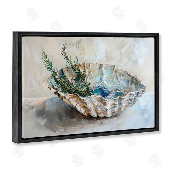 Stupell Industries Petal Prints Design | Coastal Christmas Shell & Fir Wall Art