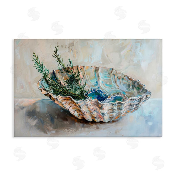 stupell industries Petal Prints Design | Coastal Christmas Shell & Fir Wall Art
