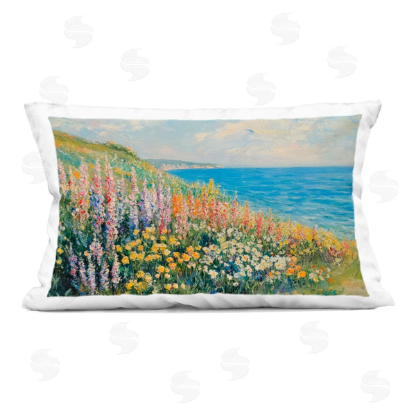 stupell industries Petal Prints Design | Coastal Hyacinth Garden Printed Throw Pillow