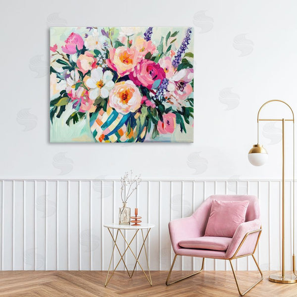 Stupell Industries Petal Prints Design | Colorful Bouquet In Spring Vase Wall Art