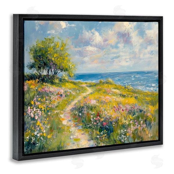 Stupell Industries Petal Prints Design | Colorful Coastal Path