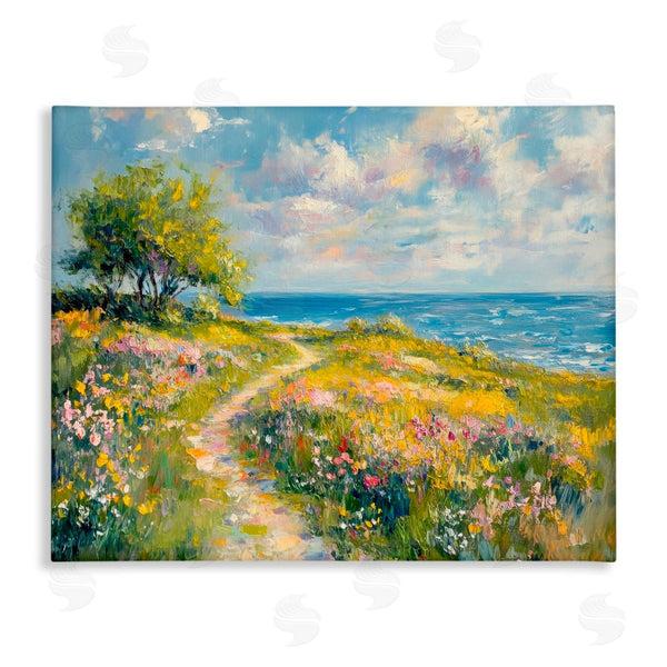 stupell industries Petal Prints Design | Colorful Coastal Path