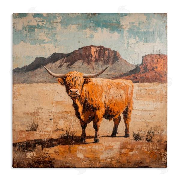 stupell industries Petal Prints Design | Cow Of The Desert