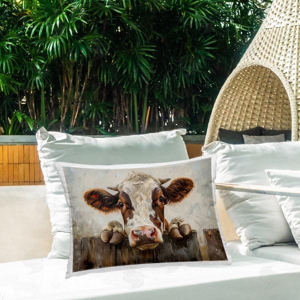 Stupell Industries Petal Prints Design | Cow On Fence