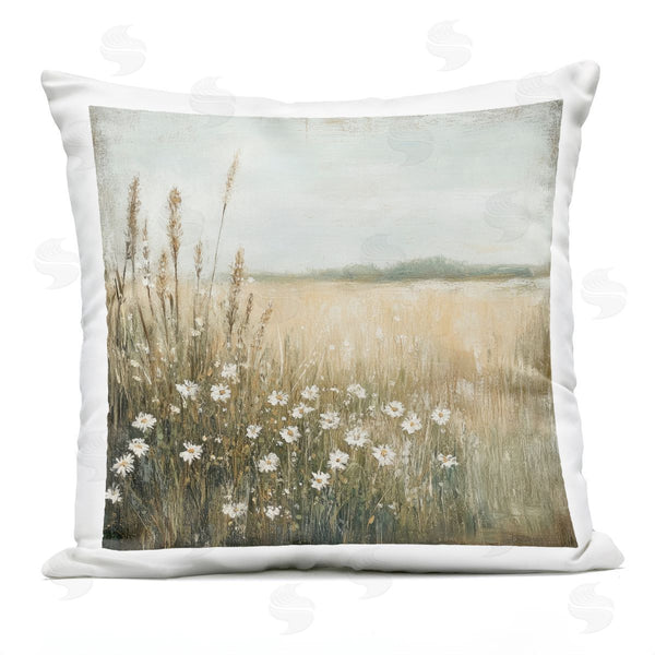 Stupell Industries Petal Prints Design | Daisy Dream Landscape Printed Throw Pillow