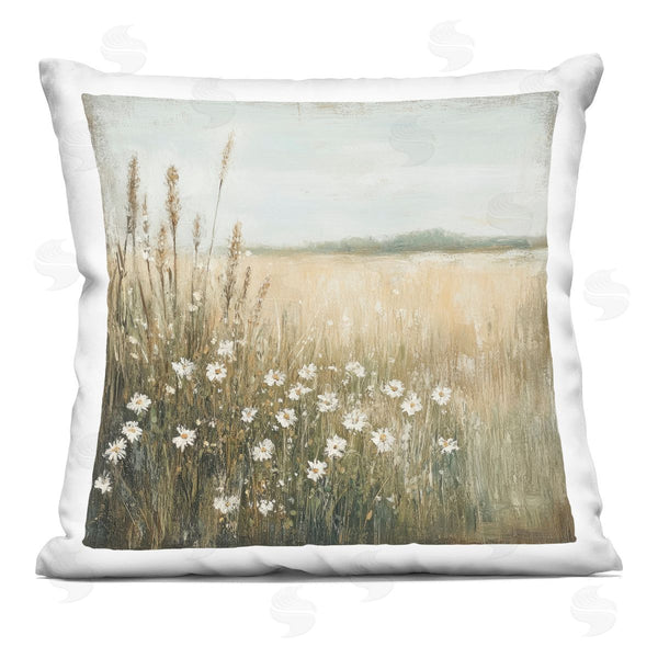 stupell industries Petal Prints Design | Daisy Dream Landscape Printed Throw Pillow
