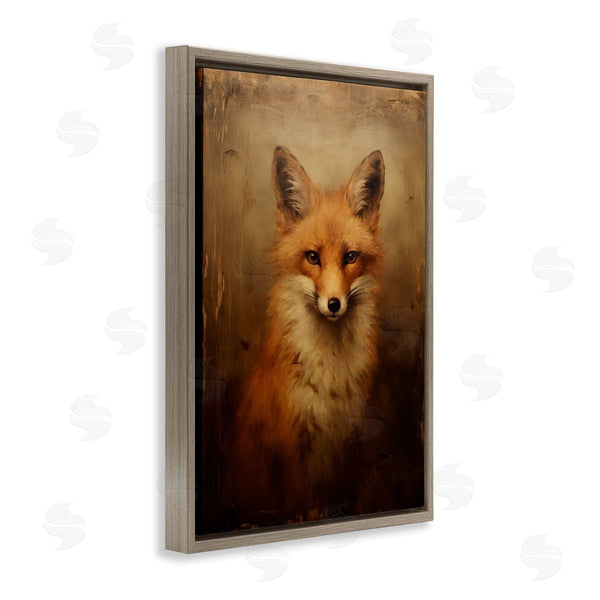 Stupell Industries Petal Prints Design | Dark Fox Visage Wall Art