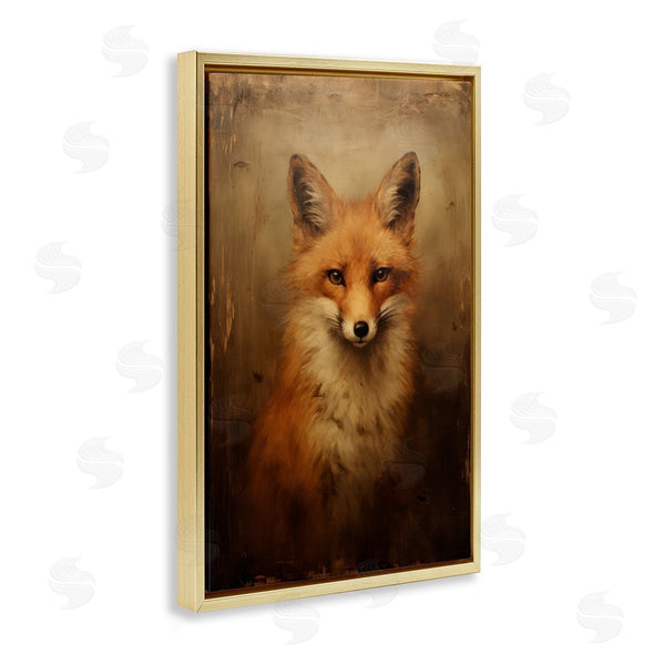 Stupell Industries Petal Prints Design | Dark Fox Visage Wall Art