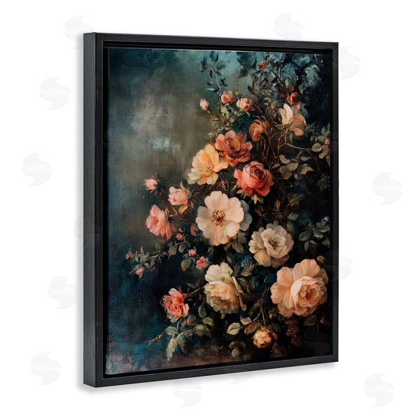 Stupell Industries Petal Prints Design | Dark Rose Florals