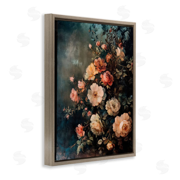 Stupell Industries Petal Prints Design | Dark Rose Florals
