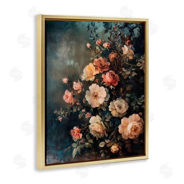 Stupell Industries Petal Prints Design | Dark Rose Florals