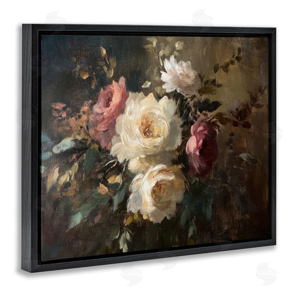 Stupell Industries Petal Prints Design | Dark Still Life Roses