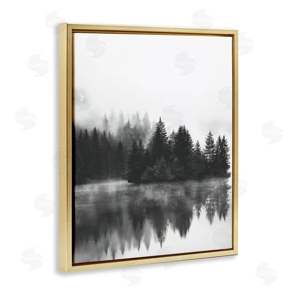 Stupell Industries Petal Prints Design | Dark Tree Reflections