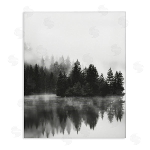 stupell industries Petal Prints Design | Dark Tree Reflections