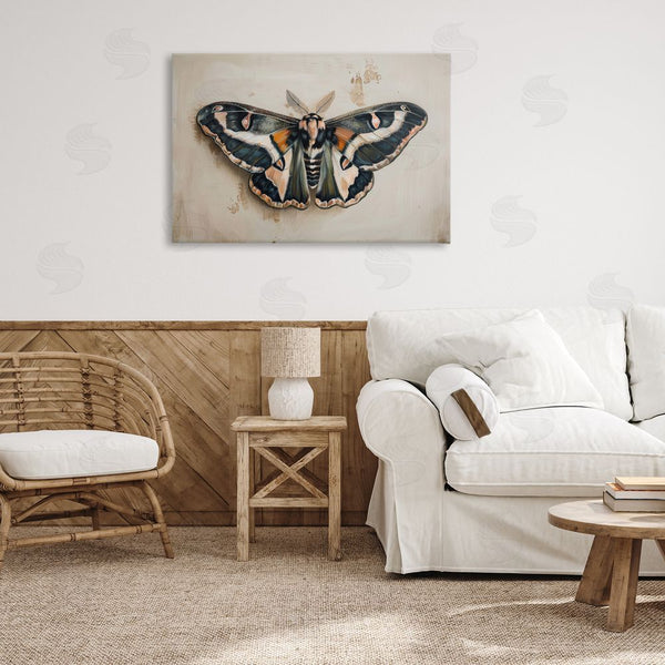 Stupell Industries Petal Prints Design | Dark Winged Moth Wall Art