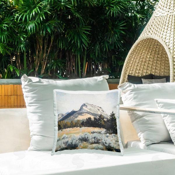 Stupell Industries Petal Prints Design | Desert Mountains And Forest Landscape Printed Throw Pillow
