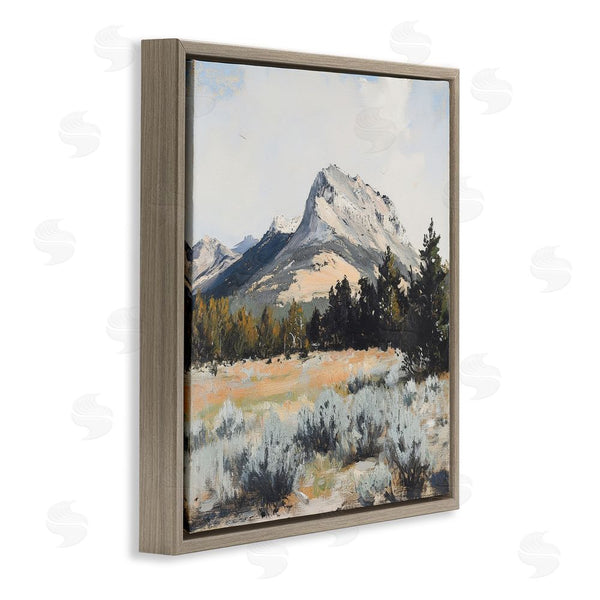 Stupell Industries Petal Prints Design | Desert Mountains And Forest Landscape Wall Art