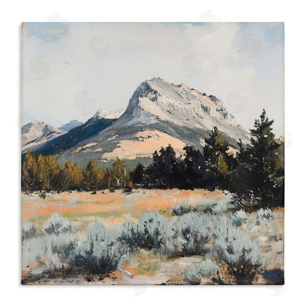 stupell industries Petal Prints Design | Desert Mountains and Forest Landscape Wall Art