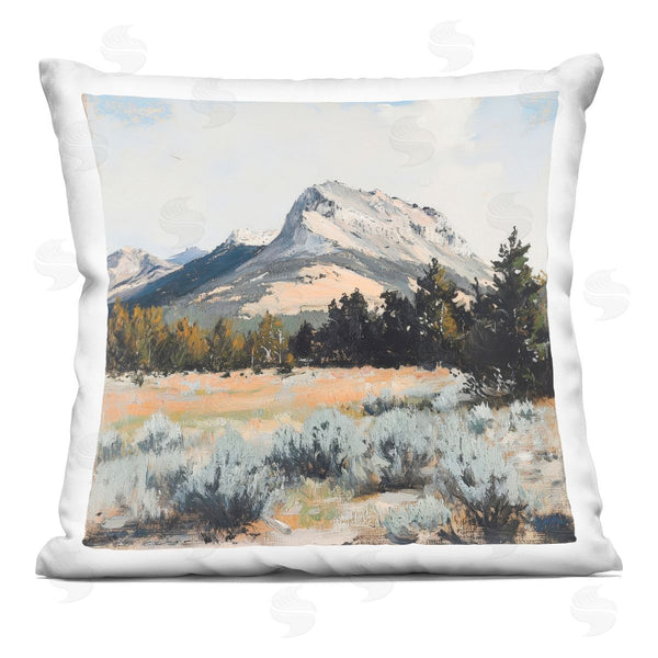 stupell industries Petal Prints Design | Desert Mountains and Forest Landscape Printed Throw Pillow
