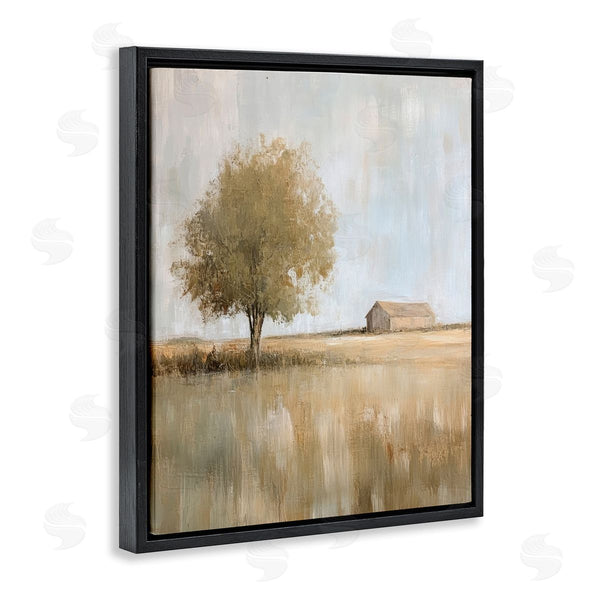 Stupell Industries Petal Prints Design | Distant Barn And Lone Tree