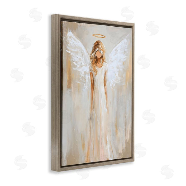 Stupell Industries Petal Prints Design | Divine White Robe Angel Wall Art