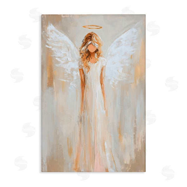 stupell industries Petal Prints Design | Divine White Robe Angel Wall Art