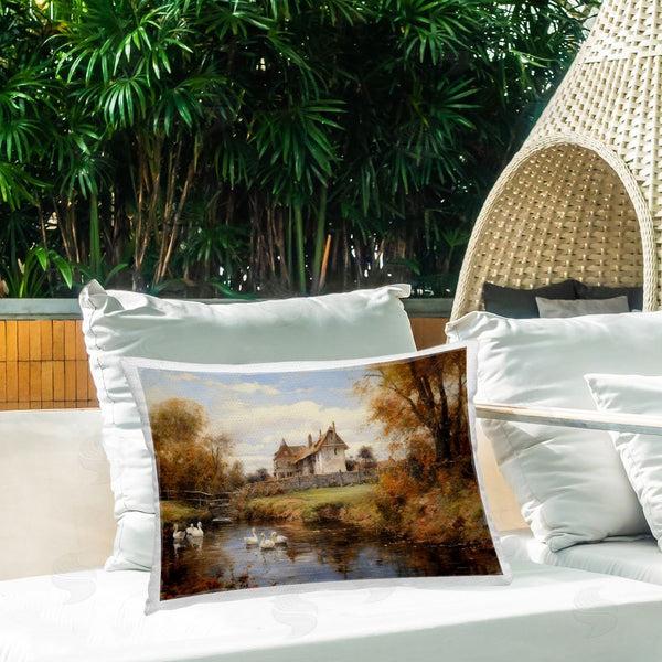 Stupell Industries Petal Prints Design | Ducks In Cottage River