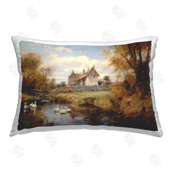 stupell industries Petal Prints Design | Ducks in Cottage River