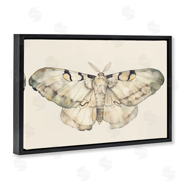 Stupell Industries Petal Prints Design | Dusty Beige Moth Wall Art