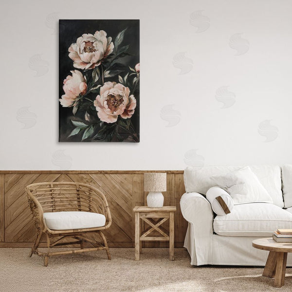 Stupell Industries Petal Prints Design | Dusty Pink Roses Floral Painting Wall Art