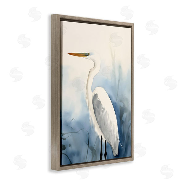 Stupell Industries Petal Prints Design | Egret Beach Bird