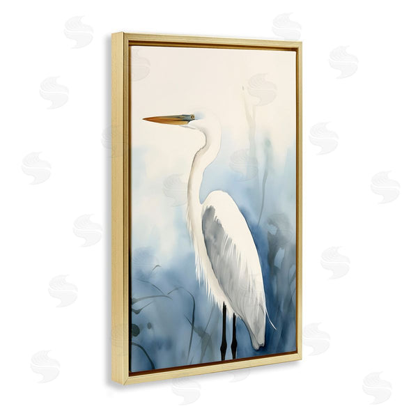 Stupell Industries Petal Prints Design | Egret Beach Bird