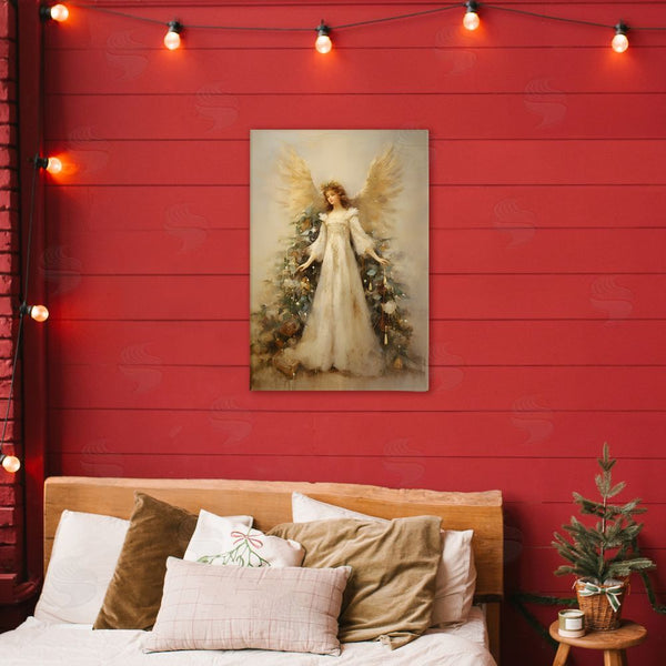 Stupell Industries Petal Prints Design | Ethereal Holiday Angel Wall Art