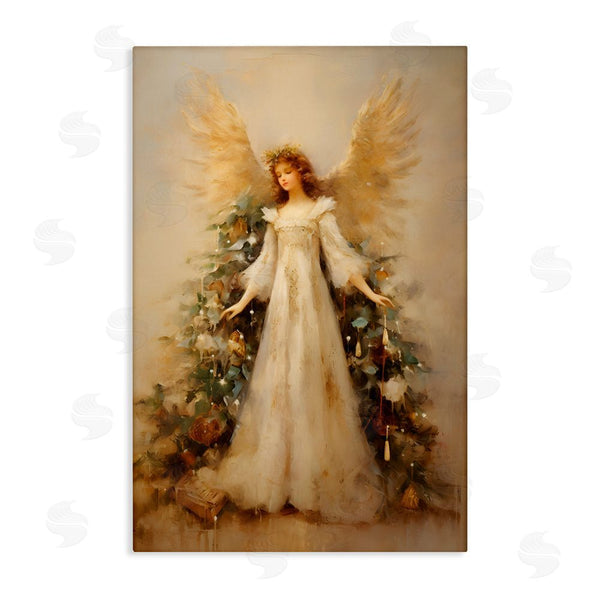 stupell industries Petal Prints Design | Ethereal Holiday Angel Wall Art