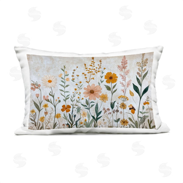 Stupell Industries Petal Prints Design | Fall Flowers Foliage Printed Throw Pillow