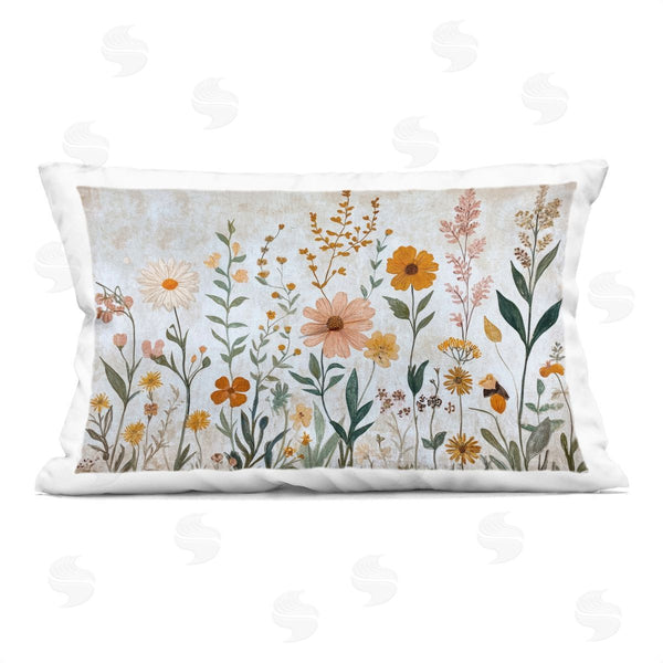 stupell industries Petal Prints Design | Fall Flowers Foliage Printed Throw Pillow