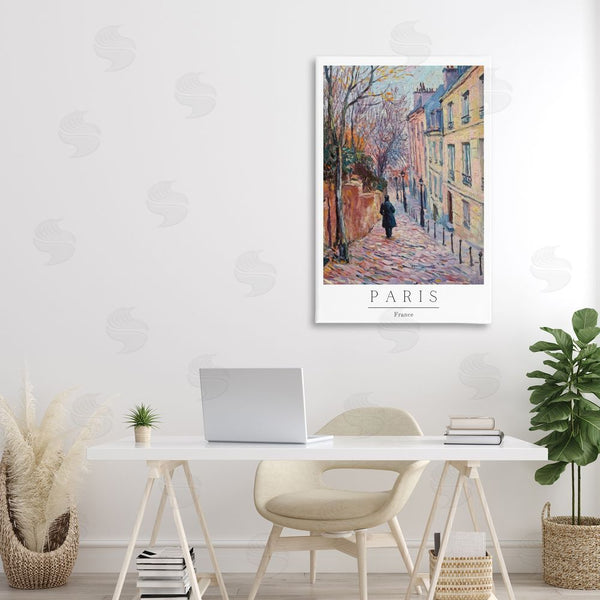 Stupell Industries Petal Prints Design | Fall Paris Street Scene Wall Art