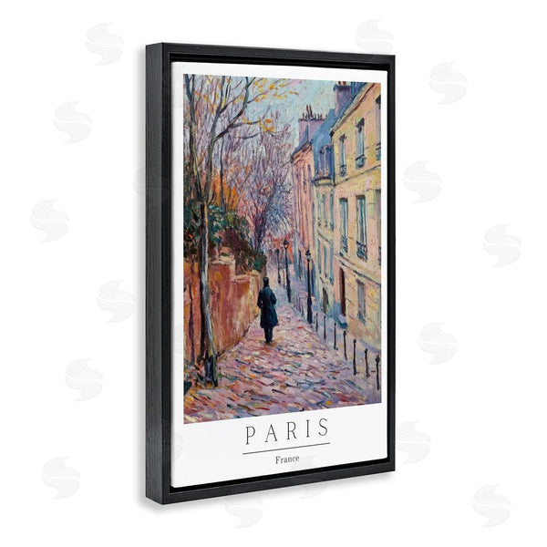 Stupell Industries Petal Prints Design | Fall Paris Street Scene Wall Art
