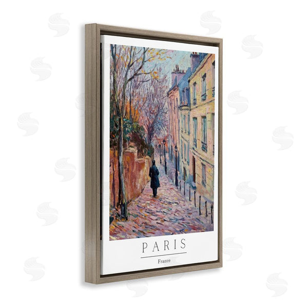 Stupell Industries Petal Prints Design | Fall Paris Street Scene Wall Art