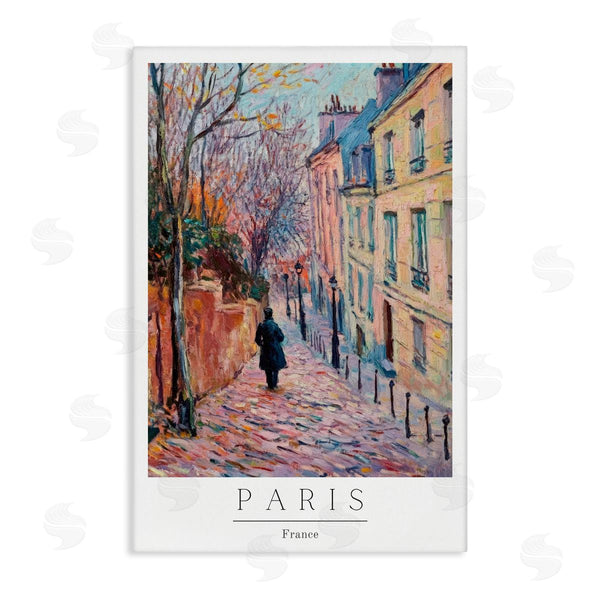 stupell industries Petal Prints Design | Fall Paris Street scene Wall Art