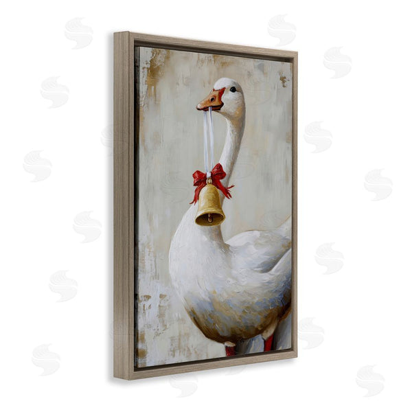 Stupell Industries Petal Prints Design | Festive Jingle Goose Wall Art