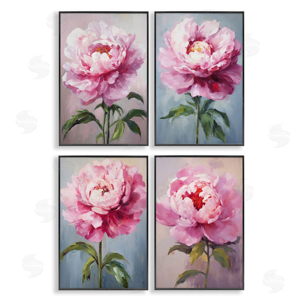 Stupell Industries Petal Prints Design | Flushed Pink Florals Wall Art