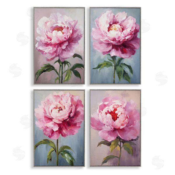 Stupell Industries Petal Prints Design | Flushed Pink Florals Wall Art