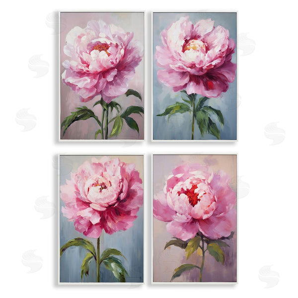Stupell Industries Petal Prints Design | Flushed Pink Florals Wall Art