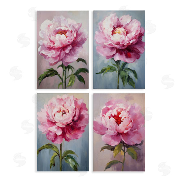 stupell industries Petal Prints Design | Flushed Pink Florals Wall Art
