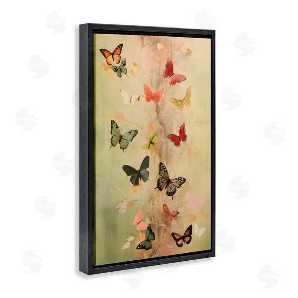 Stupell Industries Petal Prints Design | Fluttering Butterfly Array
